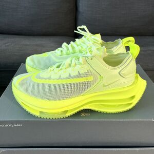 Nike Zoom Double Stacked Volt Yellow Running Shoes CI0804-700 Women's Size 6.5